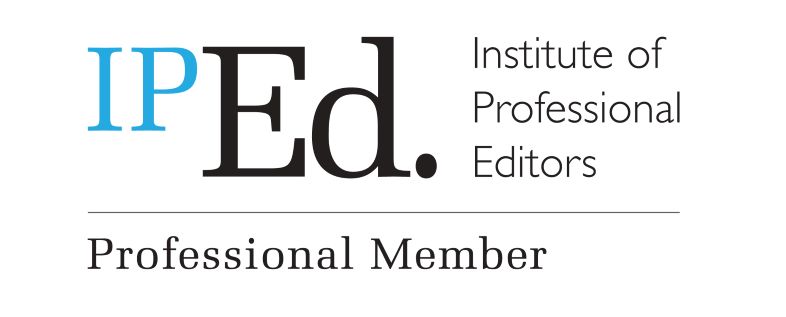 Professional Member of the Institute of Professional Editors 